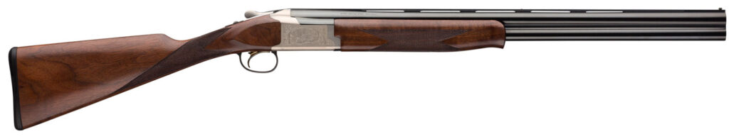 Browning 0180766005 Citori 725 Feather Superlight 20 Gauge 26″ Barrel 2.75″ 2rd, Blue Barrels, Silver Nitride Finished Engraved Receiver, Black Walnut Straight Grip Stock, Schnabel Forearm