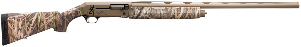 Browning 011428204 Silver Field 12 Gauge 3.5″ 4+1 28″ Barrel, Flat Dark Earth Cerakote Finish, Mossy Oak Shadow Grass Habitat Synthetic Stock