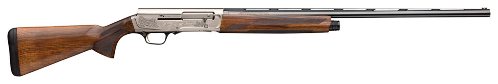 Browning 0118205005 A5 Ultimate Sweet Sixteen 16 Gauge 2.75″ 3+1 26″ Blued, Satin Engraved Rec, Grade III Turkish Walnut Stock, Fiber Optic Sight, Invector-DS Chokes