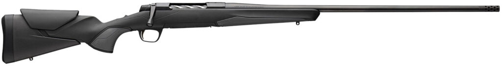 Browning 036003211 X-Bolt 2 Hunter Full Size 243 Win 4+1 22″ Matte Black Threaded Sporter Barrel, Matte Black Drilled & Tapped Steel Receiver, Black Adjustable Vari-Tech w/Grip Module Synthetic Stock