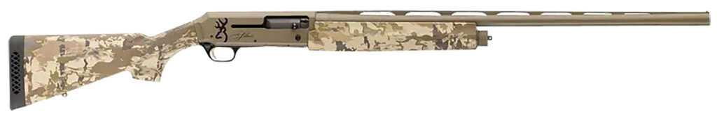 Browning 011438205 Silver Field 12 Gauge 3.5″ 4+1 (2.75″) 26″, FDE Barrel/Rec, AURIC Camo Synthetic Stock With Textured Gripping Surface