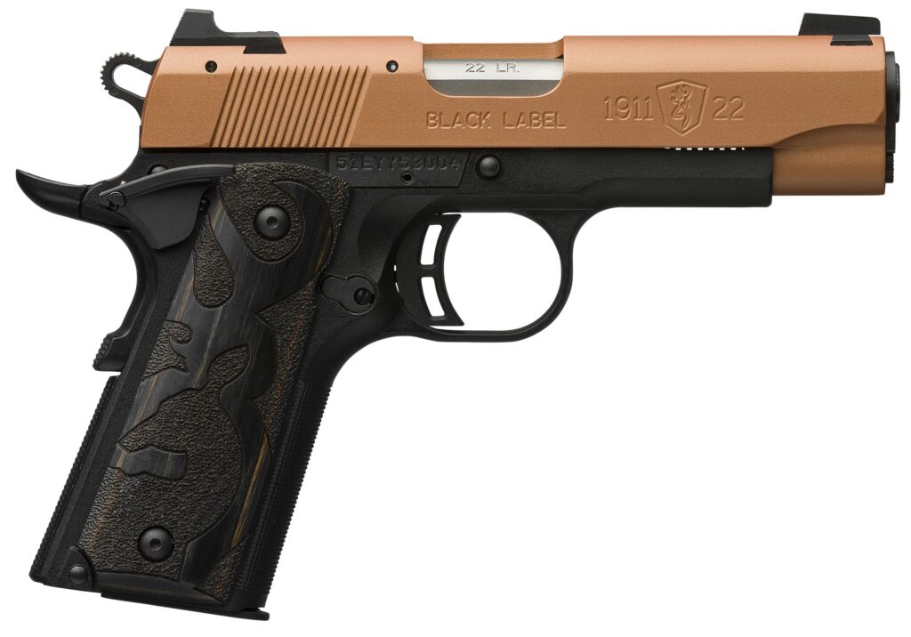 BROWNING 1911-22 BK LBL 22LR 3.6″ COP #