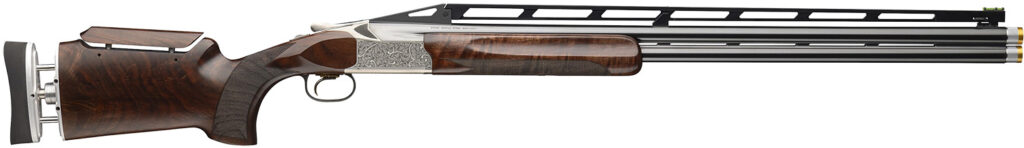 Browning 0183574002 Citori 825 Trap Max 12 Gauge 2.75″ 32″ Polished Blued Invector-DS Extended Silver Nitride Steel Receiver/High Gloss Black Walnut Stock