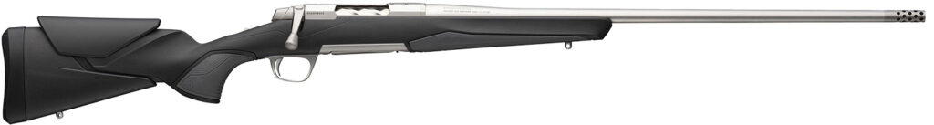Browning 036008298 X-Bolt 2 Hunter Full Size 7mm PRC 3+1 24″ Stainless Steel Threaded Barrel, Drilled & Tapped Stainless Steel Receiver, Adj Vari-Tech Black Composite Stock w/Adjustable Comb & LOP