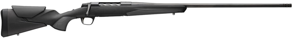 Browning 036031218 X-Bolt 2 Micro Full Size 308 Win 4+1 20″ Matte Blued Threaded Sporter Barrel, Matte Blued Drilled & Tapped Steel Receiver, Adjustable Vari-Tech Black Synthetic Stock