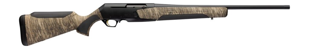 Browning 039029224 BAR MK4 Hunter Full Size 270 Win 4+1 22″ Matte Blued Steel Barrel &  Aluminum Alloy Drilled & Tapped Receiver, Mossy Oak Bottomland Adj Shim Synthetic Stock