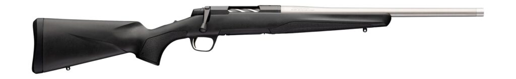 Browning 036116229 X-Bolt 2 Special LR SPR Full Size 300 Win Mag 3+1 22″ Matte Stainless Steel Threaded Barrel, Matte Stainless Steel Drilled & Tapped Receiver, Black Adj Comb & LOP Synthetic Stock, R