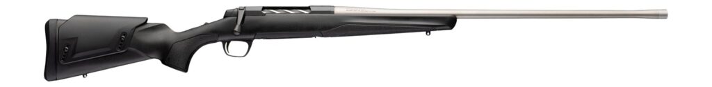 Browning 036118226 X-Bolt 2 Western Hunter Special Full Size 30-06 Springfield 4+1 22″ Matte Stainless Threaded Barrel, Matte Stainless Steel Drilled & Tapped Receiver, Black Adj Comb Synthetic, Stock