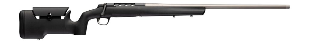 Browning 036120282 X-Bolt 2 Special Max LR Full Size 6.5 Creedmoor 4+1 22″ Matte Stainless Heavy Sporter Threaded Barrel, Matte Stainless Stainless Steel Drilled & Tapped Receiver, Black Adjustable Ma