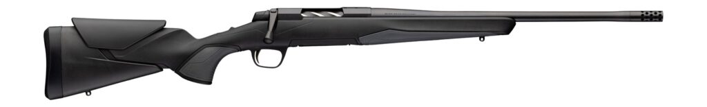 Browning 036131218 X-Bolt 2 Hunter SPR 308 Win 4+1 18″ Matte Blued Threaded Barrel & Steel Drilled & Tapped Receiver, Matte Black Adj Vari-Tech Synthetic Stock, Right Hand