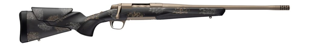 Browning 036143229 X-Bolt 2 Speed SPR HD Full Size 300 Win Mag 3+1 22″ Burnt Bronze Cerakote Fluted Threaded Barrel, Burnt Bronze Cerakote Steel Drilled & Tapped Receiver, Bronze/Gray Camo Adj Vari-Te