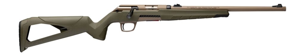 Winchester Repeating Arms 5252401003 Xpert Shadow 21 Sharp 10+1 16.50″ Flat Dark Earth Cerakote Steel Threaded Barrel & Drilled & Tapped Receiver, Picatinny Rail Forend, OD Green Skeletonized Polymer