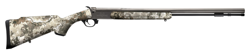 Traditions CR843304434 NitroFire Pro 50 Cal 209 Primer Sniper Gray Cerakote 26″ Fluted w/VAPR Twist Barrel, Drilled & Tapped Receiver, Veil Alpine Adj Cheek Piece & LOP Synthetic Stock