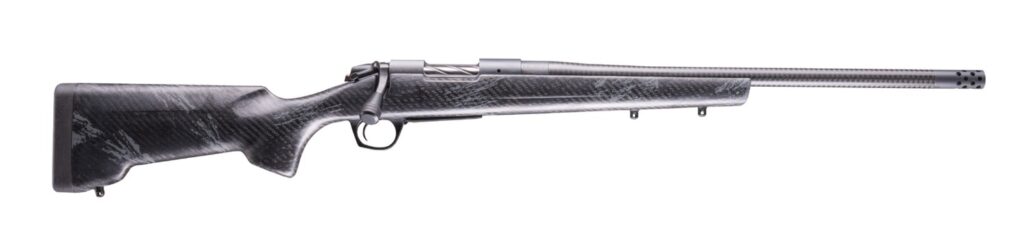Bergara Rifles B14S1215CF B-14 Cima CF 25 Creedmoor 4+1 20″ Carbon Fiber CURE Threaded Barrel, Sniper Gray Cerakote Steel Drilled & Tapped Receiver, Carbon Fiber w/Black & Gray Sponge Accents RTM Spor