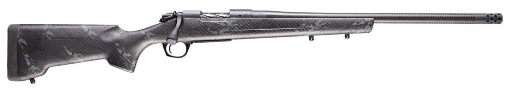 Bergara Rifles B14LM1201CF B-14 Cima CF 300 Win Mag 3+1 22″ CURE Carbon Fiber Barrel, Sniper Gray Cerakote Receiver, RTM Sporter Carbon Fiber Stock