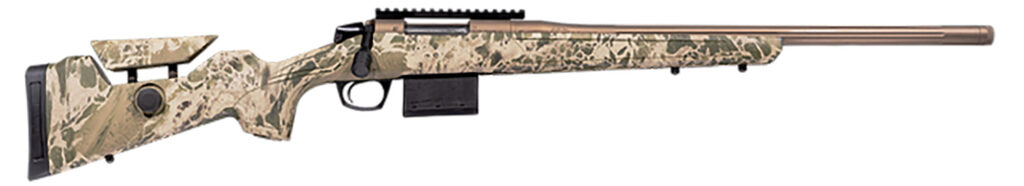 CVA CR4030 Cascade VH Full Size 243 Win 22″ Smoked Bronze Cerakote Steel Threaded Barrel, Realtree Hillside Adjustable Synthetic Stock