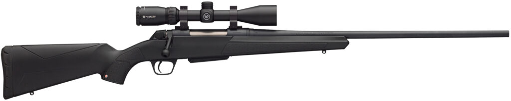 Winchester Guns 535705218 XPR Scope Combo 7mm-08 Rem 3+1 22″ Matte Black Synthetic Stock Matte Blued Right Hand Vortex Crossfire II 3-9x40mm