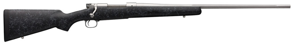Winchester Guns 535242299 Model 70 Extreme Weather 6.8 Western Caliber with 3+1 Capacity, 24″ Barrel, Matte Stainless Metal Finish & Gray Webbed Black Fixed Bell & Carlson Stock Right Hand (Full Size)