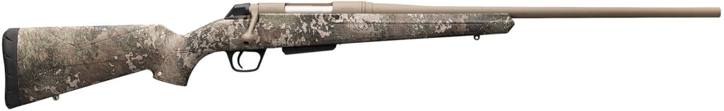 Winchester Repeating Arms 535741299 XPR Hunter Full Size 6.8 Western 3+1 24″ Flat Dark Earth Perma-Cote Sporter Barrel, Drilled & Tapped Steel Receiver, TrueTimber Strata Fixed Synthetic Stock
