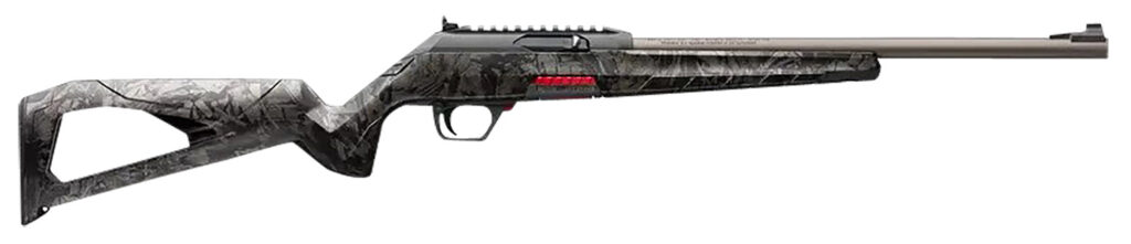 Winchester Repeating Arms 521153102 Wildcat  Full Size 22 LR 10+1 18″ Matte Blued Sporter Barrel, Picatinny Rail Matte Black Polymer Receiver, Forged Carbon Gray Skeletonized Synthetic Stock, Ambidext