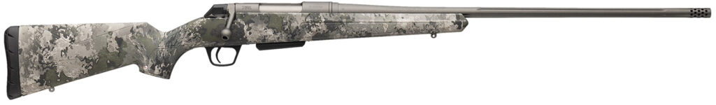 Winchester Repeating Arms 535800294 XPR Extreme 6.5 PRC 3+1 24″ Tungsten Cerakote Fluted Threaded Barrel & Drilled & Tapped Steel Receiver, Fixed TrueTimber VSX Synthetic Stock