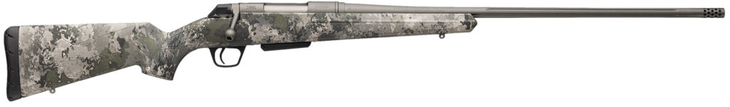 Winchester Repeating Arms 535800226 XPR Extreme 270 Win 3+1 24″ Tungsten Cerakote Fluted Threaded Barrel & Drilled & Tapped Steel Receiver, Fixed TrueTimber VSX Synthetic Stock