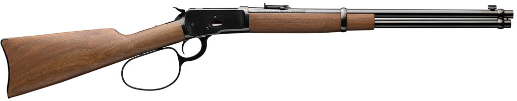 Winchester Guns 534190124 Model 1892 Large Loop Carbine 44 Rem Mag 10+1 Cap 20″ Brushed Polish Blued Rec/Barrel Satin Walnut Fixed Straight Grip Stock Right Hand (Full Size)