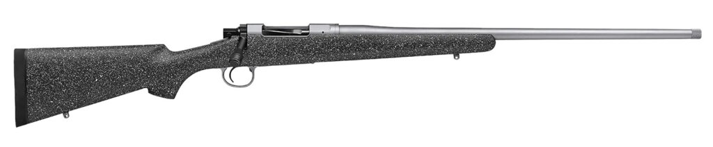 Nosler 40121 M21  6.5 Creedmoor 4+1 22″ Barrel, Stainless Steel Nitride Metal Finish, Gray Speckled Black All-Weather Epoxy Stock