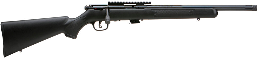 Savage Arms 28741 Mark II FV-SR 21 Sharp 10+1 16.50″ Matte Black Fluted Threaded Barrel & Picatinny Rail Carbon Steel Receiver, Fixed Matte Black Synthetic Stock, Right Hand