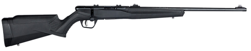 Savage Arms 70242 B Series Bolt 21 Sharp 10+1 21″ Matte Black Sporter Barrel, Matte Black Drilled & Tapped Carbon Steel Receiver, Fixed Black Synthetic Stock, Right Hand
