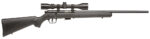 Savage Arms 96209 93R17 FXP w/Optic Full Size 17 HMR 5+1 21" Matte Black Button Rifled Barrel, Matte Black Drilled & Tapped Carbon Steel Receiver, Matte Black Fixed Synthetic Stock, 3-9x40mm Duplex Sc