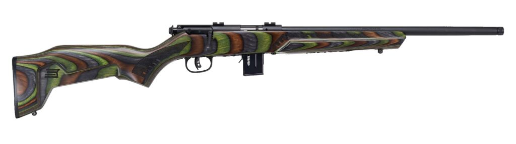 SAVAGE ARMS 93 BOLT 17HMR BL/GRN 18″ TB