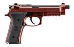 Beretta USA JS92M9A4GCLA18 M9A4 Overlanding Full Size Frame 9mm Luger 18+1 5.10" Black Threaded Barrel, Clay Cerakote Steel Optic Ready/Serrated Slide, Clay Cerakote Aluminum Frame w/Beavertail & Pica