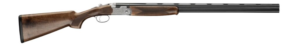 Beretta USA J686F41028 686 Silver Pigeon I 410 Gauge 2 28″ Blued Steelium Vent Rib Barrel, Engraved Silver Receiver, Fixed Walnut Stock