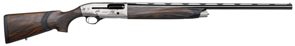 Beretta USA J40AN18 A400 Upland 12 Gauge 28″ Black Barrel 3″ 2+1, Nickel Engraved Metal, Xtra Grain Walnut Kick-Off Stock