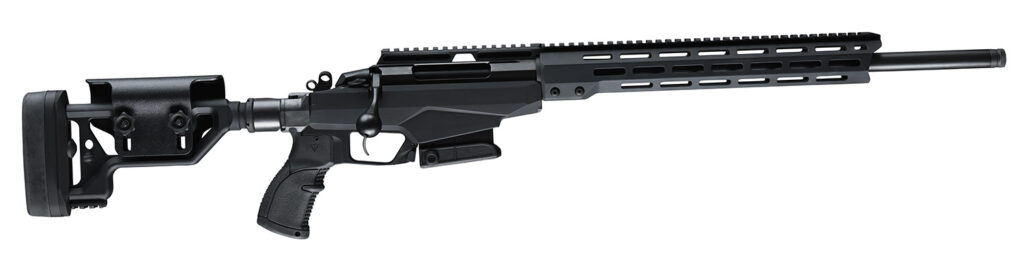 Tikka JRTAC316IT T3x Tac A1 308 Win 10+1 20″ Barrel, Black Metal Finish, Black Fixed with Aluminum Bedding Stock, Black Grip