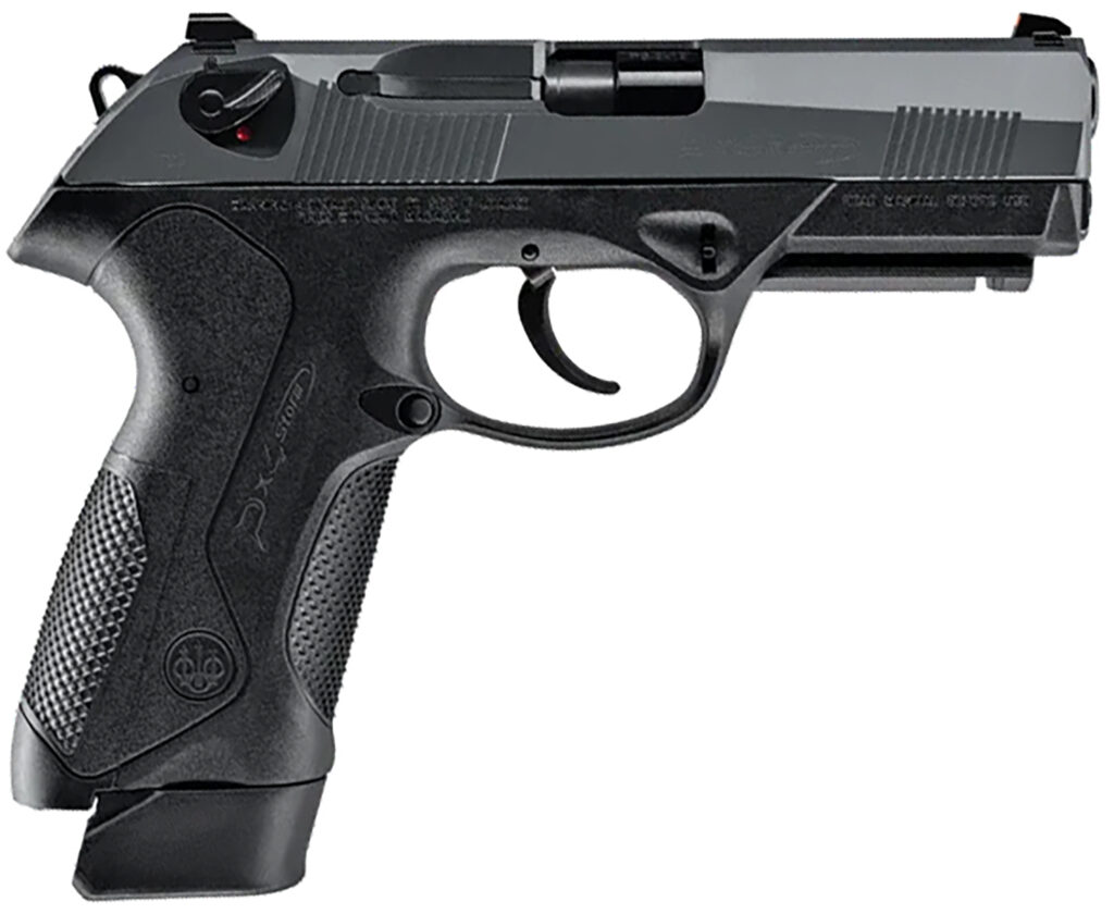 Beretta USA JXF9G10SD PX4 G-SD  Full Size Frame 9mm Luger 10+1 4″ Black Inox Heavy Contour Rotating Barrel, Black Bruniton Serrated Steel Slide, Black Polymer Frame w/Picatinny Rail