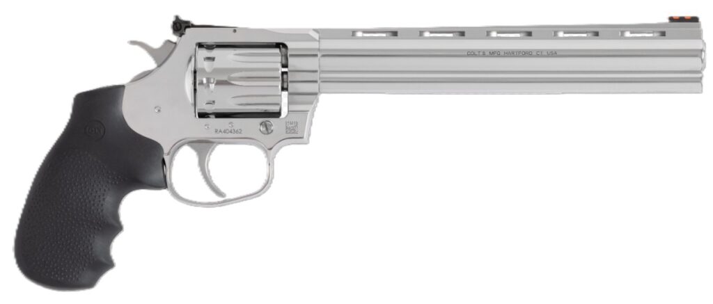 King Cobra Target 22LR 8″ Hogue FO SS/Blk 10rd