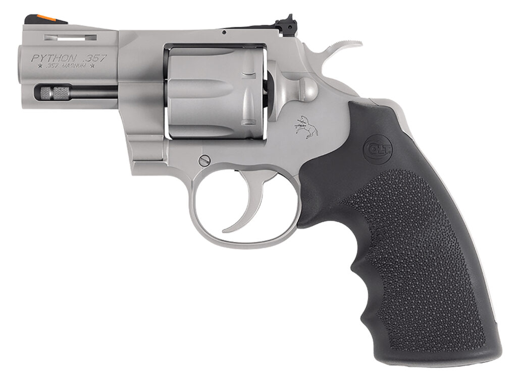 Colt Mfg PYTHONSM2RTS Python  357 Mag/38 Special 6 Shot 2.50″ Exposed Hammer