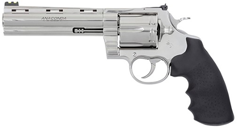 Anaconda 6″ 44Mag SS Hogue GFO 6rd