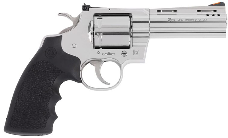 Grizzly 4.25″ .357 Mg SS, Blk Hogue grip 6-rds