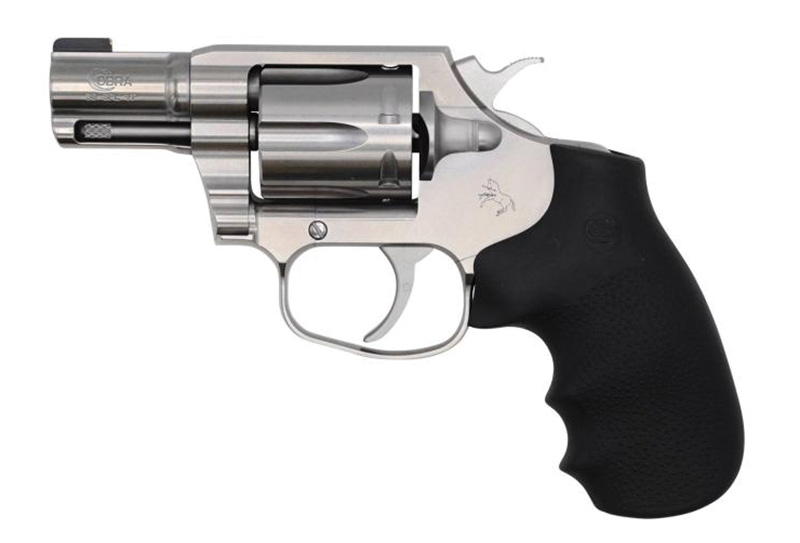 Cobra 38 Spl.,2″ Brushed SS, Bead Front/