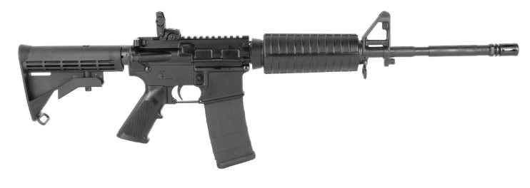 M4 Carbine 5.56 16.1″ MBUS Blk 30-rd PMAG