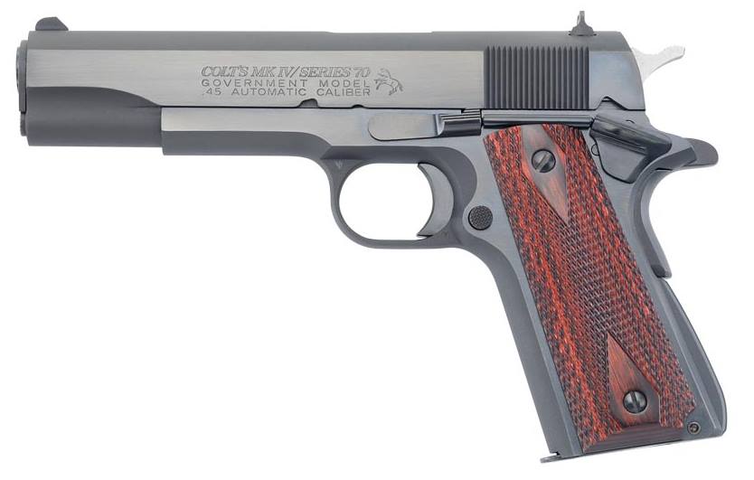 COLT SER 70 GOVERNMENT 45ACP 5″ BL