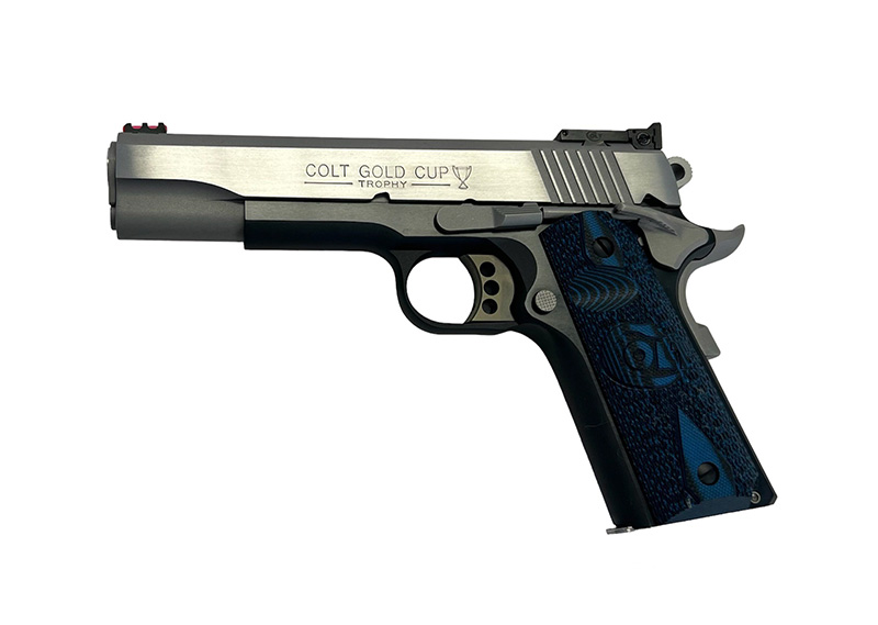 Gold Cup Lite 45 ACP 5″ Series 70 Blued Frame SS