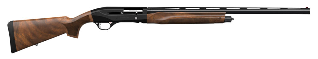 Retay USA GORPLBLK26 Gordion Upland Inertia Plus 12 Gauge with 26″ Deep Bore Drilled Barrel, 3″ Chamber, 4+1 Capacity, Polished Jet Black Metal Finish & Turkish Walnut Stock Right Hand (Full Size)