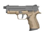 Retay USA RXP22FDEBLKS10TH RXP 22 LR 10+1 4" Threaded Barrel, Black Cerakote Optic Ready/Serrated Slide, Flat Dark Earth Cerakote Polymer Frame w/Accessory Rail, RMR/RMSc Footprint