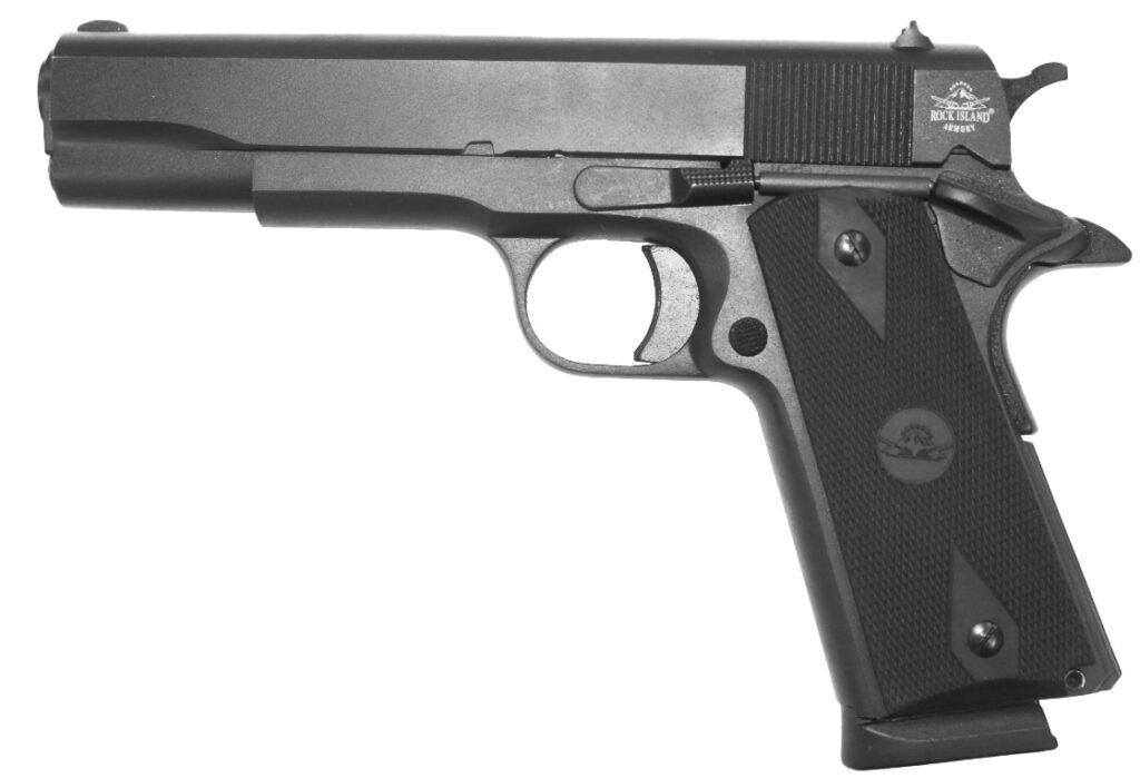 GI Entry FS M1911 9mm 5″ MS, Black 10-rd