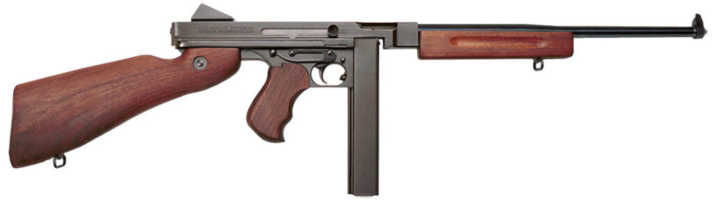 Thompson TM1 M1 Carbine Carbine 45 ACP Caliber with 16.50″ Barrel, 30+1 Capacity (Stick), Blued Metal Finish, American Walnut Stock Wood Grip Right Hand