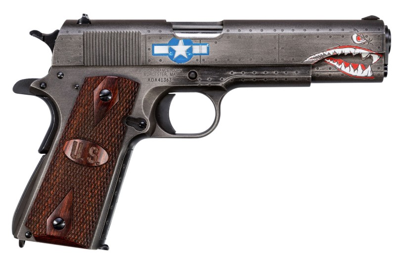 1911 Squadron WW2 45ACP 5″ BLK/Gry/Wd 7rd